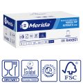 Ręczniki papierowe w roli z adaptorem, MERIDA TOP AUTOMATIC MAXI ECOLABEL, dwuwarstwowe, niebieskie, średnica 19 cm, długość 140 m, karton 6 rolek